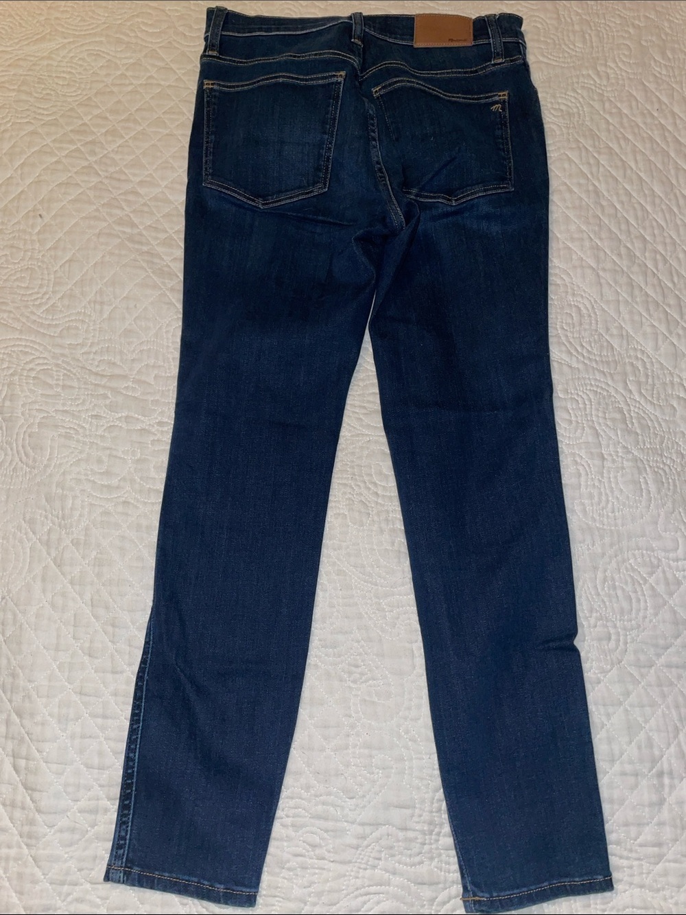 NWOT Madewell Dark Wash/Dark indigo 10” High-Rise Skinny Jeans. 27P - Picture 6 of 9